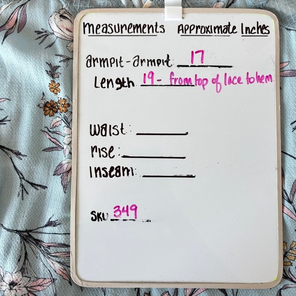 Love Stitch Y2K Tank Cami Fairy Feminine Floral Lace Baby Blue Size Small - Picture 12 of 12